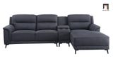  Bộ ghế sofa góc L GT75 Walcher 2m8 x 1m6 vải bố nỉ màu xanh than 