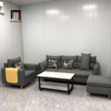  Combo 2 sofa văn phòng giá rẻ KT140 Colton xám lông chuột 