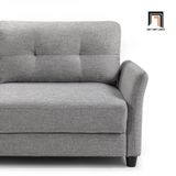  Ghế sofa băng màu xám trắng BT29 Helsley dài 1m9 giá rẻ 