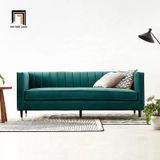  Ghế sofa băng sang trọng 2m1 BT81 Nova vải nhung xanh lá 