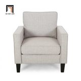  Ghế sofa đơn 1 chỗ ngồi DT9 Ballentine màu xám trắng vải nỉ 