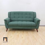  Ghế sofa văng bọc nỉ dài 1m6 BT166 Viola màu xanh lá giá rẻ 
