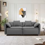  Ghế sofa băng dài 2m da công nghiệp BT88 Kassy cho nhà nhỏ 