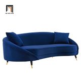  Ghế sofa băng cong dài 2m3 BT105 Echo cho tiệm shop đẹp 