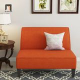  Ghế sofa băng mini màu cam dài 1m BT229 Devair vải bố giá rẻ 