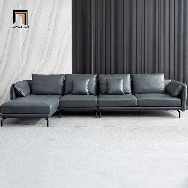 ghế sofa góc L 3m x 1m6 da giả