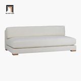  Ghế sofa băng giường giá rẻ GB4 Pizza dài 2m màu trắng kem 