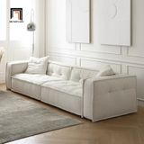  Ghế sofa băng dài vải lông cừu BT70 Hogar dài 2m4 xinh xắn 