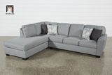  Ghế sofa góc chữ L GT42 Mcdade 2m8 x 2m xám lông chuột 