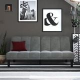  Ghế sofa giường màu xám đậm GB15 Msay dài 1m8 giá rẻ 