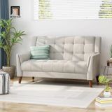 Ghế sofa văng nỉ dài 1m4 giá rẻ BT334 Monte nhỏ gọn hiện đại 