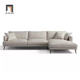  Sofa góc L GT27 Thinic 2m2 x 1m6 kiểu dáng đẹp lạ chân inox 