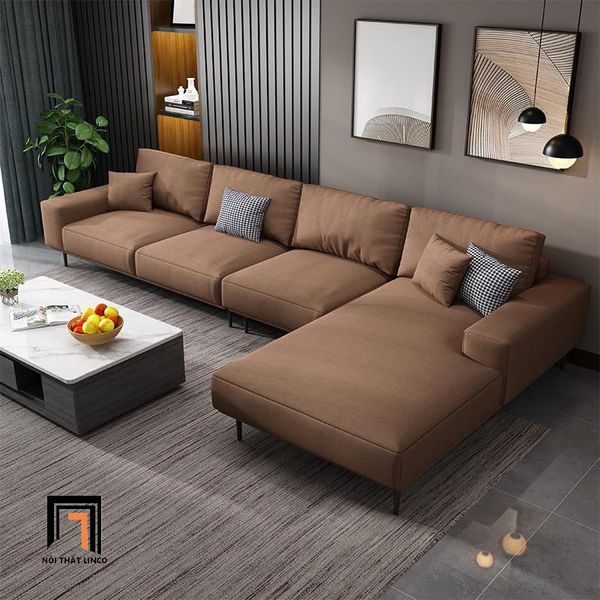 bộ ghế sofa góc vải nỉ 3m x 1m6