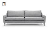  Ghế sofa băng màu xám trắng BT36 Jones 1m9 chân inox giá rẻ 
