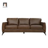  Ghế sofa băng 3 chỗ ngồi BT169 Ahmara 2m da PU nâu đậm 