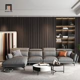  Ghế sofa băng vải nỉ nhung BT342 Numan 2m5 màu xám đậm 