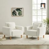  Ghế sofa đơn cho phòng nhỏ DT2 Zaro giá rẻ màu đỏ đô 