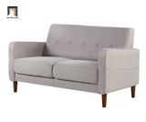  Ghế sofa đôi vải nỉ bố xám trắng BT209 Hensin dài 1m5 nhỏ gọn 