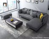  Bộ ghế sofa góc L GT21 Grace 3m1 x 1m6 chạy viền trắng đẹp sang trọng 