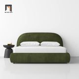  Giường ngủ vải nhung xanh lá GN63 Sadarius phòng ngủ đẹp 