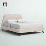 Giường ngủ hiện đại 1m6 x 2m GN24 Corrigan vải nỉ xanh dương 