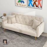  Ghế sofa giường xinh xắn GB82 Lindale 2m màu hồng phấn 