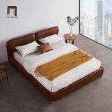  Giường ngủ đẹp cho chung cư GN44 Itotia da công nghiệp nâu 