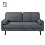  Sofa băng nhỏ gọn màu xám than BT220 Davaun 1m4 vải nỉ 