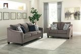  Bộ ghế sofa gia đình vải bố nỉ KT41 Presta màu xám ghi 