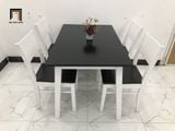  Set bàn ghế ăn giá rẻ 4-KH4-G7-B108-dentrang cho chung cư đẹp 