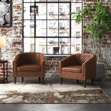  Ghế sofa đơn 1 nệm ngồi DT98 Boney da công nghiệp cao cấp 