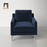  Ghế sofa đơn gia đình vải nhung DT6 Jones màu xanh đậm 