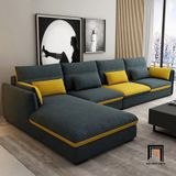  Bộ ghế sofa góc chữ L vải nỉ GT149 Taos 3m x 1m7 phòng khách lớn 