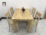  Bộ bàn ăn 4 ghế giá rẻ 1-KH4-G02-B108-go phòng bếp gia đình 