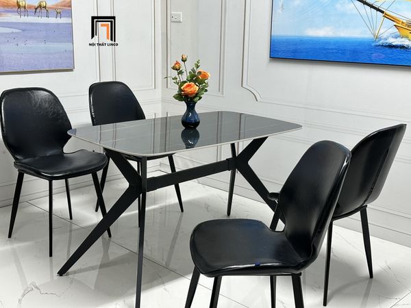 bộ bàn ăn 1m2 4 ghế phòng bếp