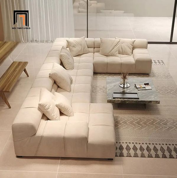 set ghế sofa U da công nghiệp