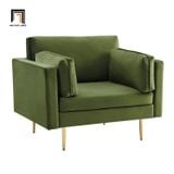  Ghế sofa đơn nhỏ gọn DT82 Pelham xanh lá cho góc phòng 
