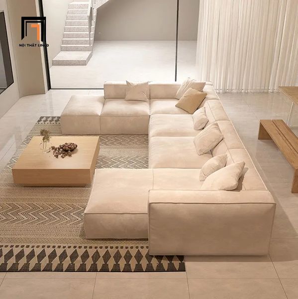 set ghế sofa chữ U hiện đại