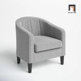  Ghế sofa đơn màu xám trắng sang trọng DT95 Alina nhỏ gọn 