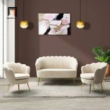  Bộ ghế sofa xinh sảnh chờ shop tiệm KT159 Hendix vải nhung 