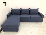  Bộ ghế sofa góc GL1 2m2 x 1m6 xanh dương đậm bọc vải 