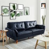  Bộ ghế sofa da giả Pu xanh than KT109 Rothry cho văn phòng 