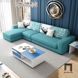  Bộ ghế sofa góc vải nỉ 3m x 1m6 phòng khách gia đình cao cấp 