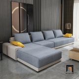  Bộ ghế sofa góc chữ C gia đình GT141 Casper 3m x 1m8 sang trọng 