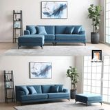 Bộ ghế sofa băng phòng khách vải nỉ BT76 Naby dài 2m2 giá rẻ 
