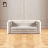  Ghế sofa băng dài 1m5 vải lông cừu BT146 Benn màu trắng kem 