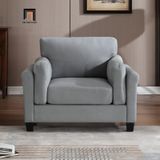  Ghế sofa đơn phòng khách hiện đại DT113 Alans vải nhung đẹp 