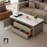  Bàn sofa chữ nhật hiện đại cho chung cư BSF98 Altamont đá 1m 