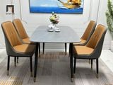  Bộ bàn ghế ăn 4 chỗ ngồi giá rẻ 28-BAD4-G2-B67 đá ceramic đẹp 