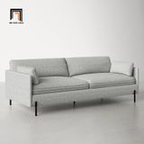  Ghế sofa băng xám trắng BT53 Moab dài 2m1 căn hộ chung cư 